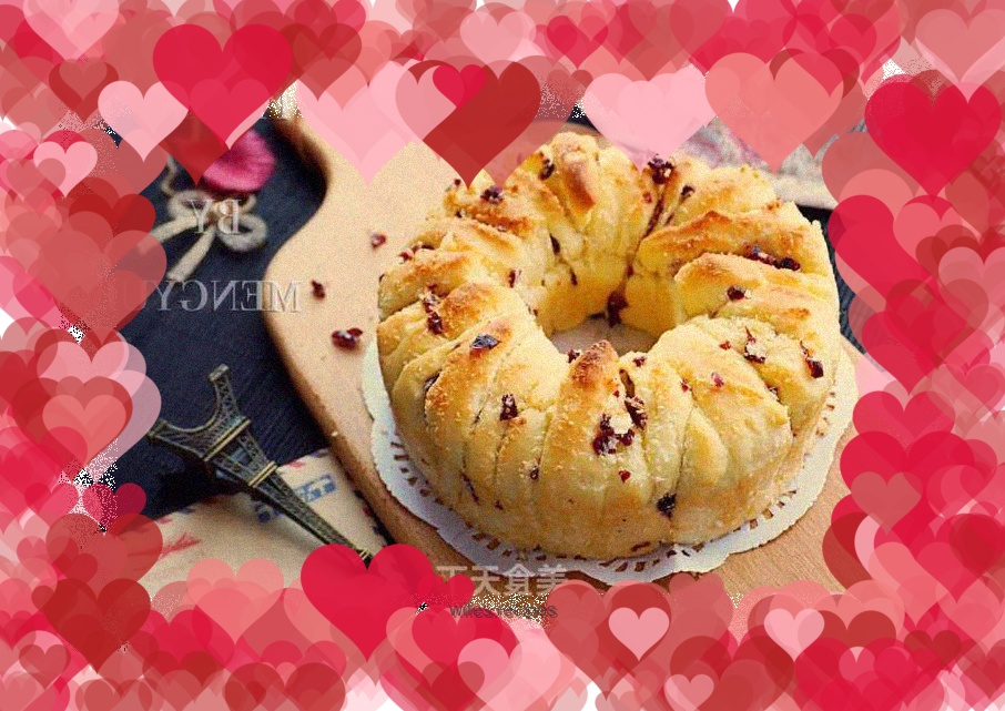 Cranberry and Coconut Shredded Bread