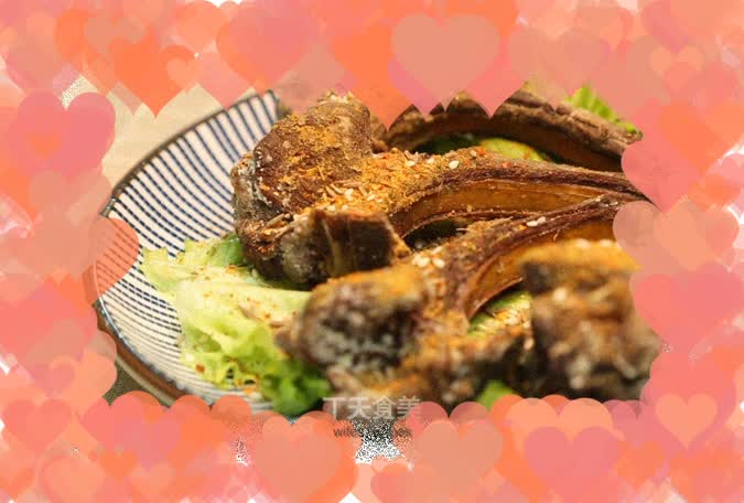 Delicious lamb chops