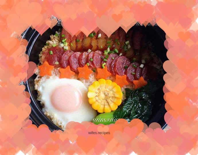 Cured Meat Claypot Rice