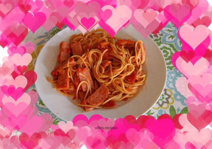 Simple version of tomato pasta