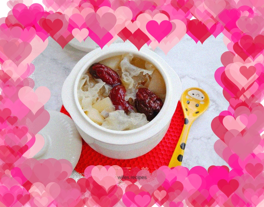 Tremella and pear stew