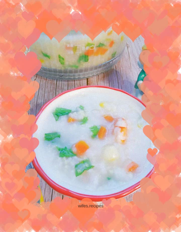 Colorful Shrimp Porridge