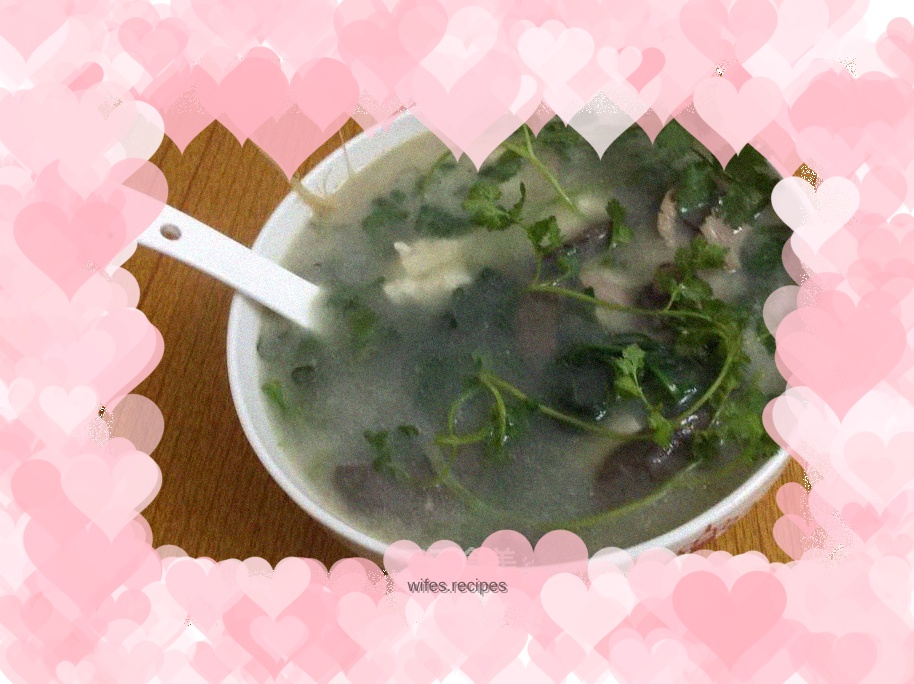 Pork loin and tofu soup