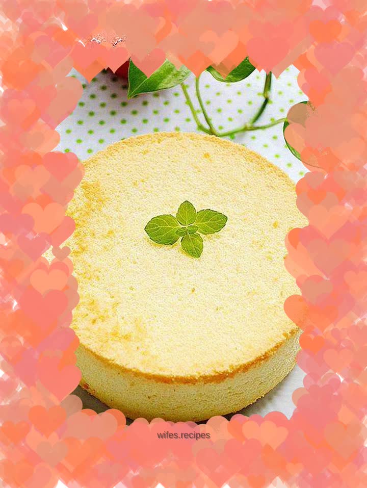 Chiffon cake (6 inches)