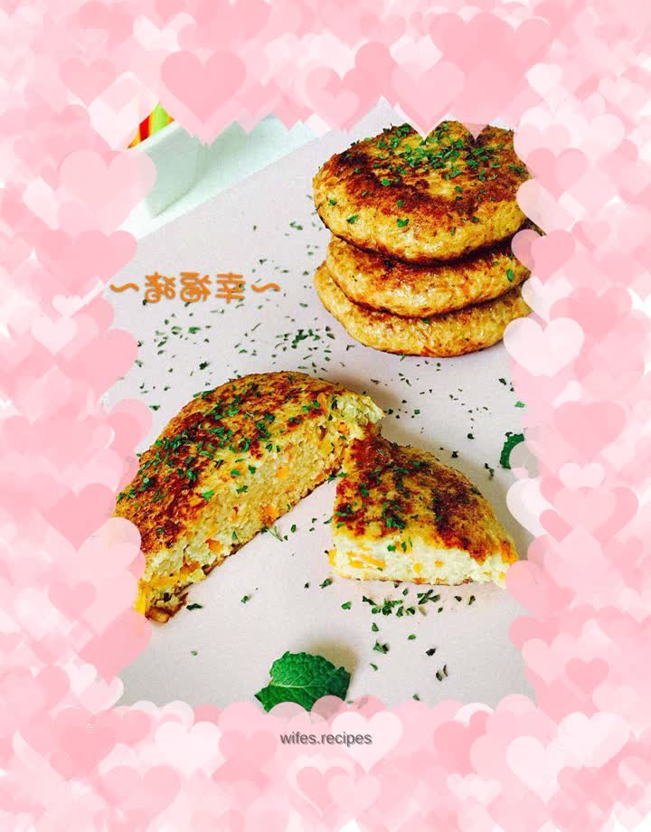 Chicken lotus root cake