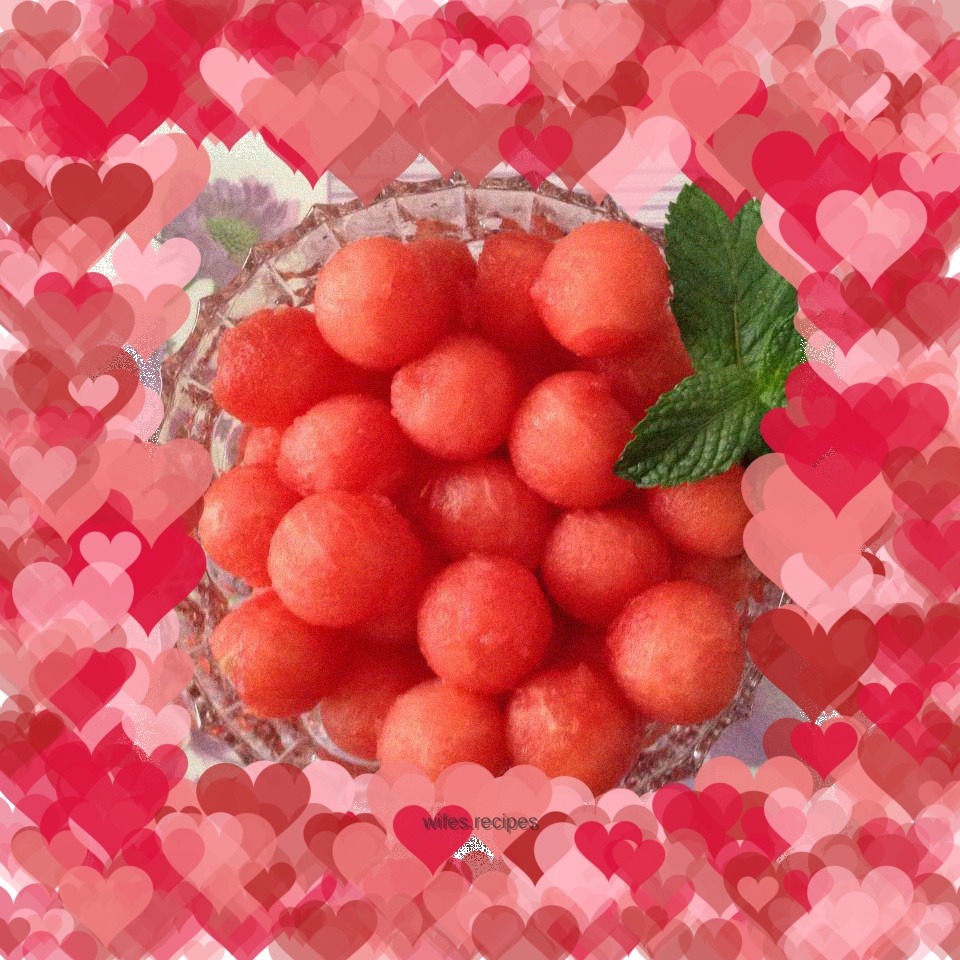 Cool watermelon balls