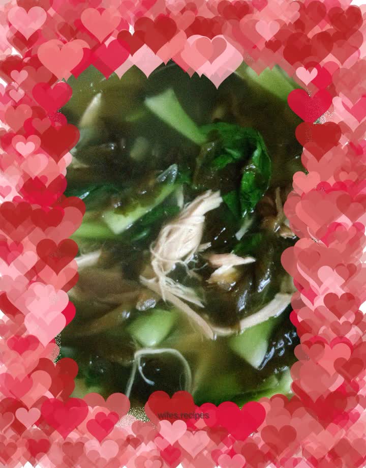 Shredded Chicken and Pickled Cabbage Soup