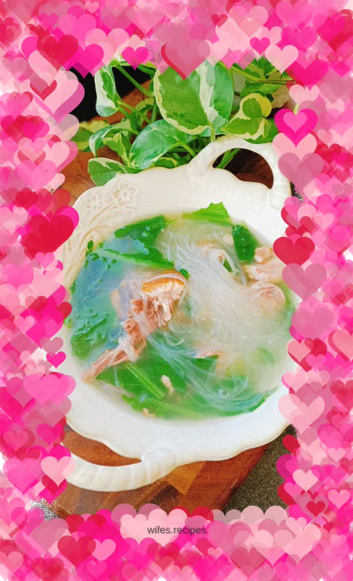 Duck Vermicelli and Cabbage Soup