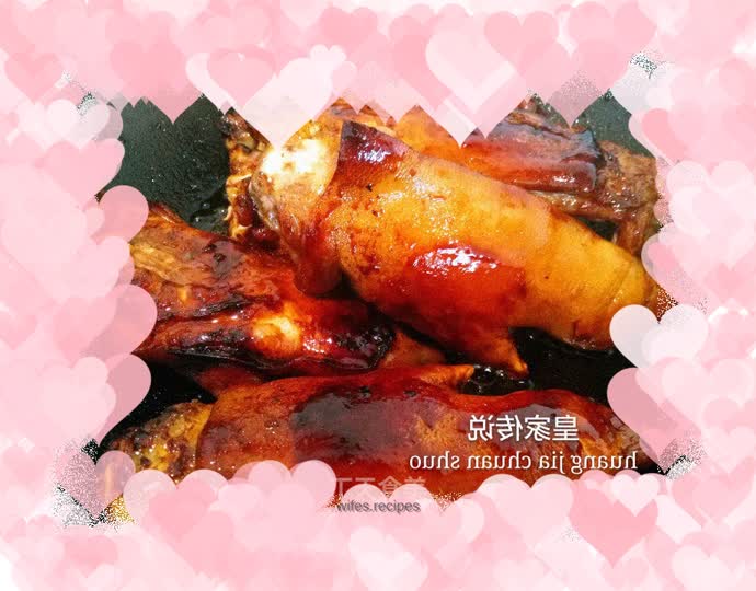 Braised pork trotters