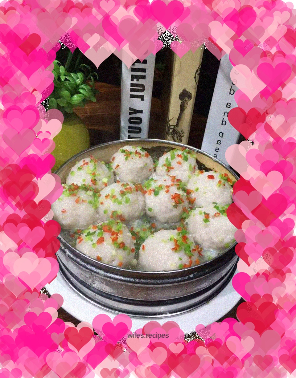 Halal radish meatballs