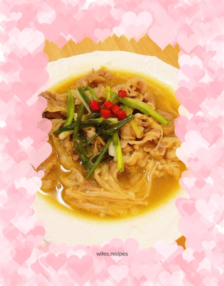 Fatty beef in sour soup