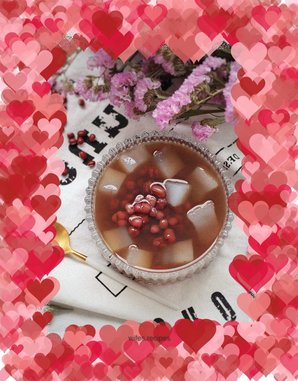 Red Bean and Coconut Soup