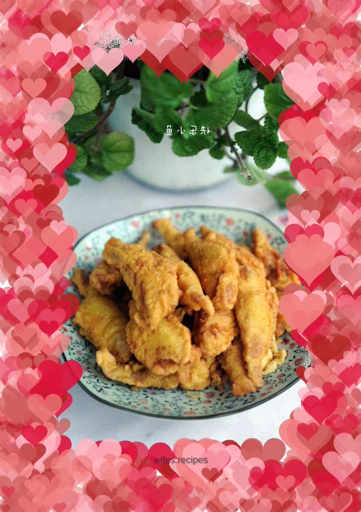 Dry fried golden thread fish