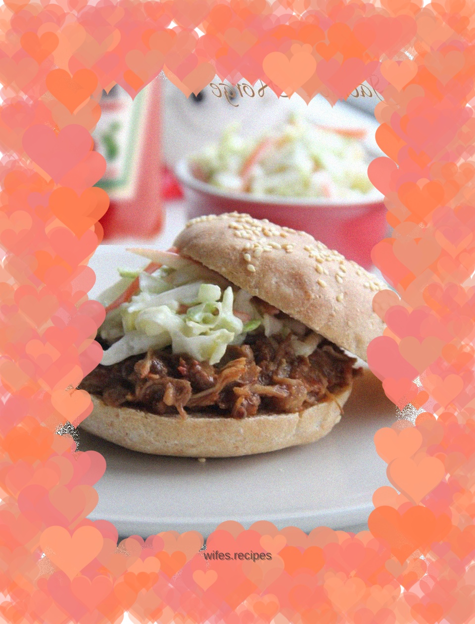 Pulled Pork with Apple Salad