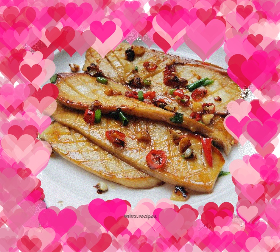 Pan-fried King Oyster Mushroom