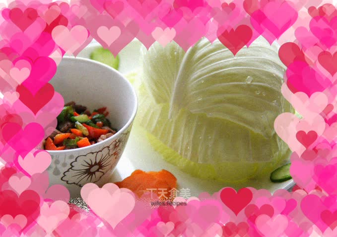 Lettuce wrapped meat