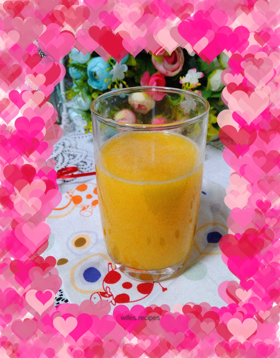 Homemade orange juice