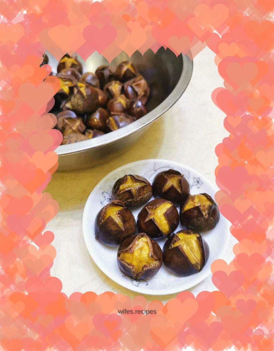 Boiled chestnuts