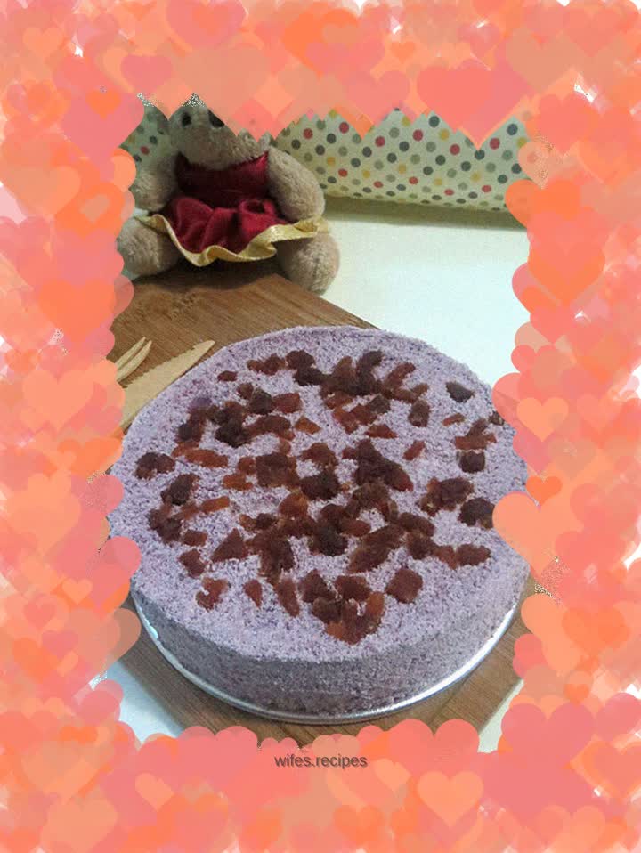 Purple Sweet Potato Pancake