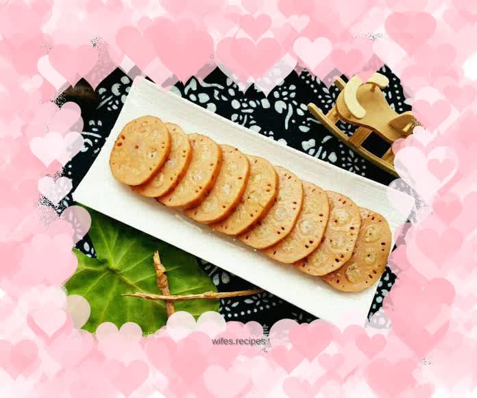 Glutinous rice and lotus root with snow honey, brown sugar