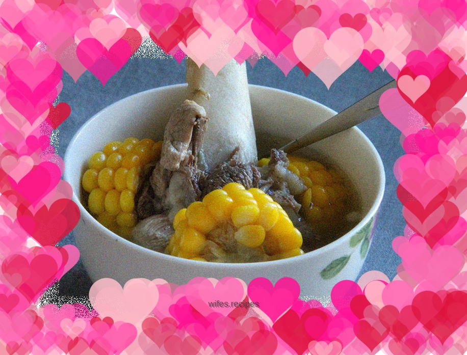 Corn bone soup