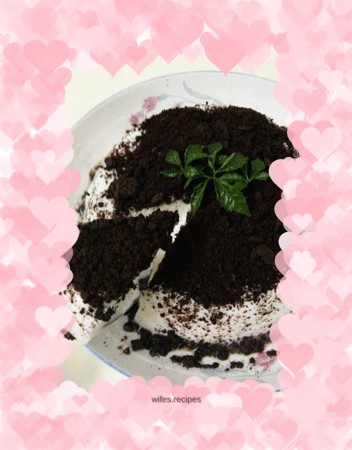 Oreo custard (white jelly version)