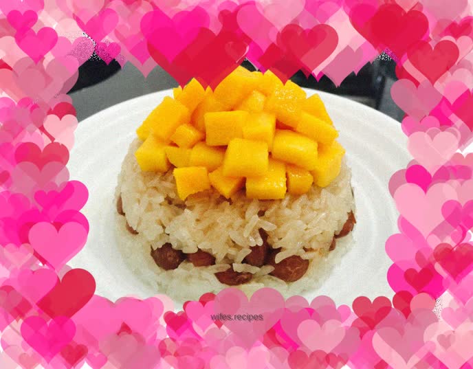 Fragrant mango glutinous rice