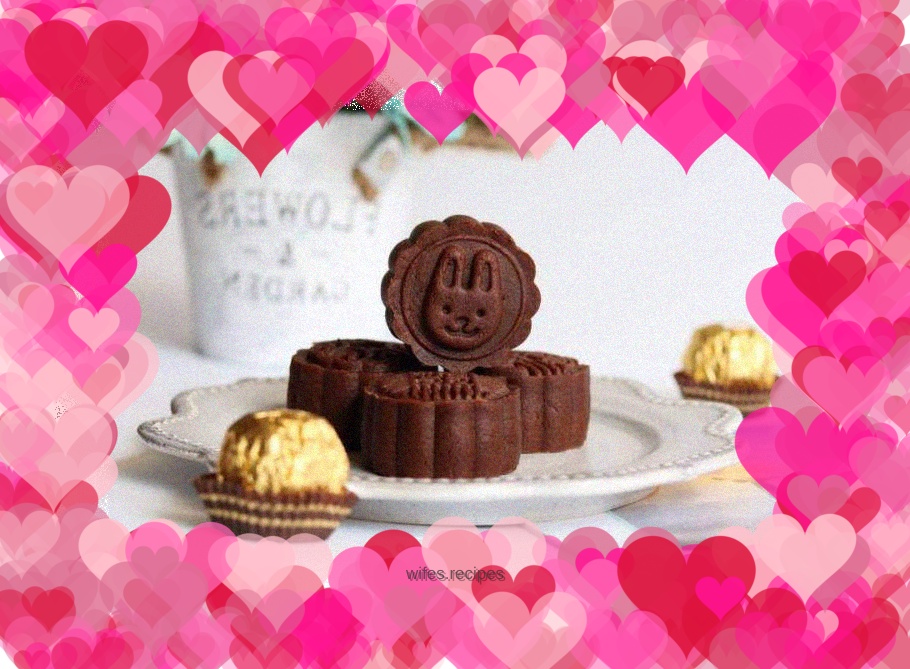 Chocolate mooncakes (super detailed)