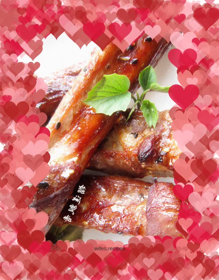 Grilled Pork Ribs with Honey Sauce