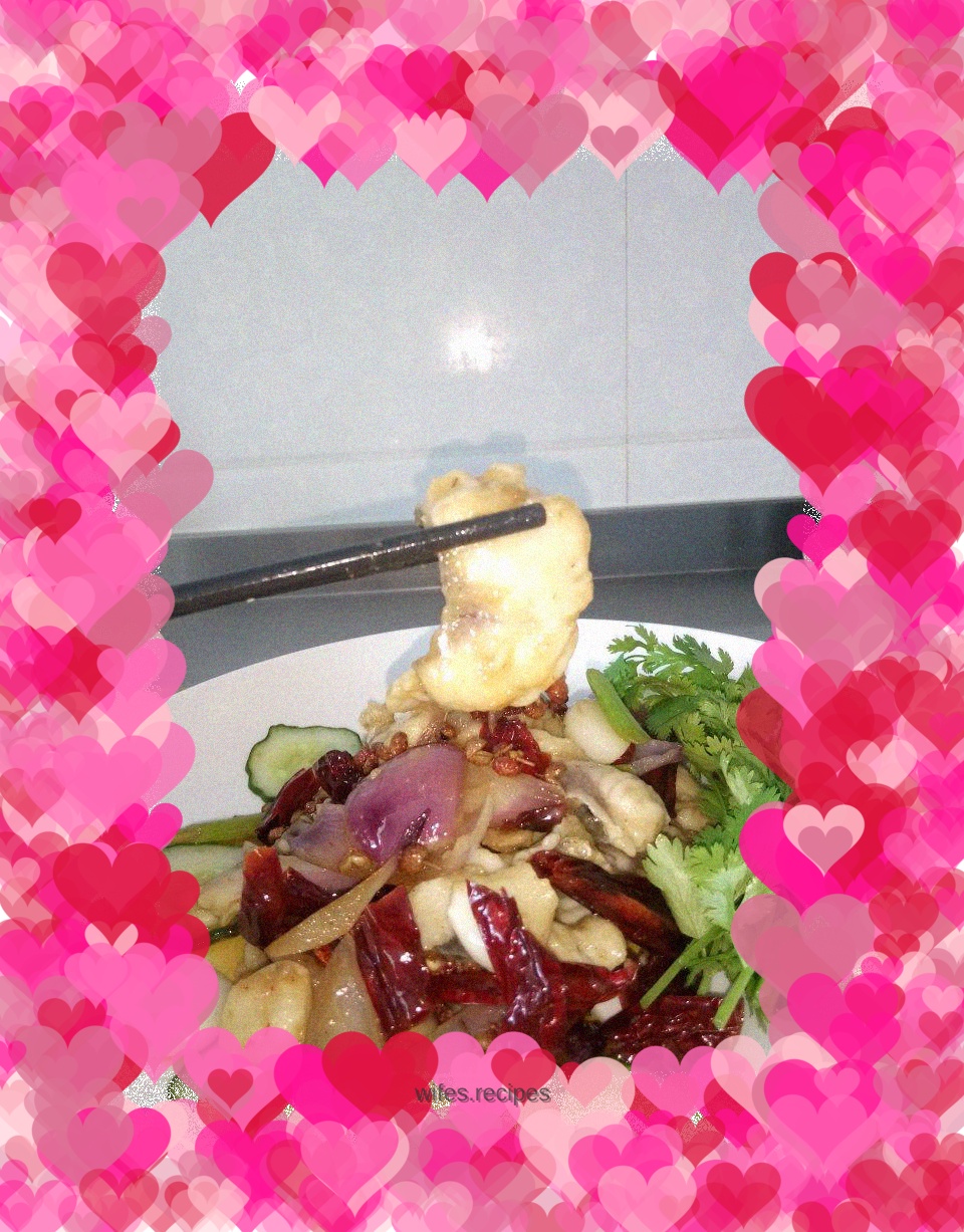 Dry spicy fish fillet