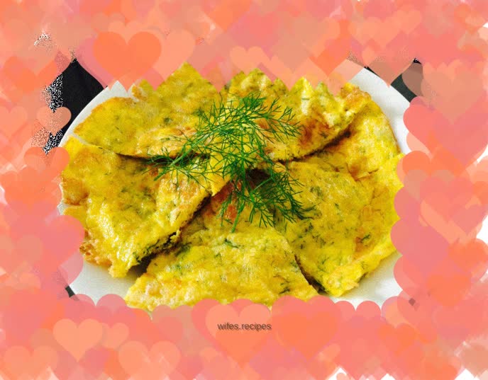 Fennel and Egg Omelette