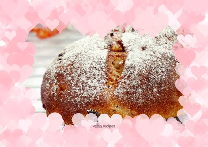 Natural yeast red wine longan buns