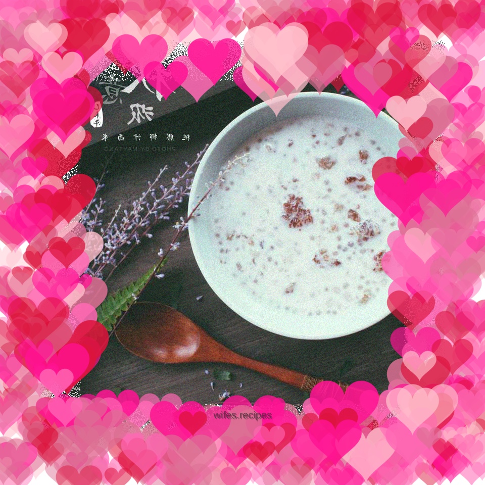 Peach Gum Coconut Milk Sago Dew