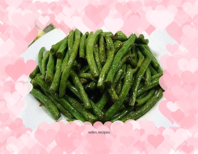 Home-cooked side dish - braised cowpeas