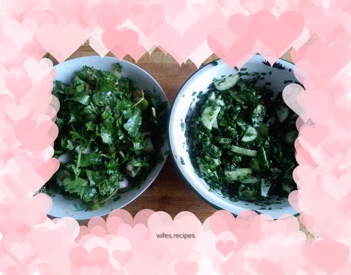 Simple home cooking - pickles (two types)