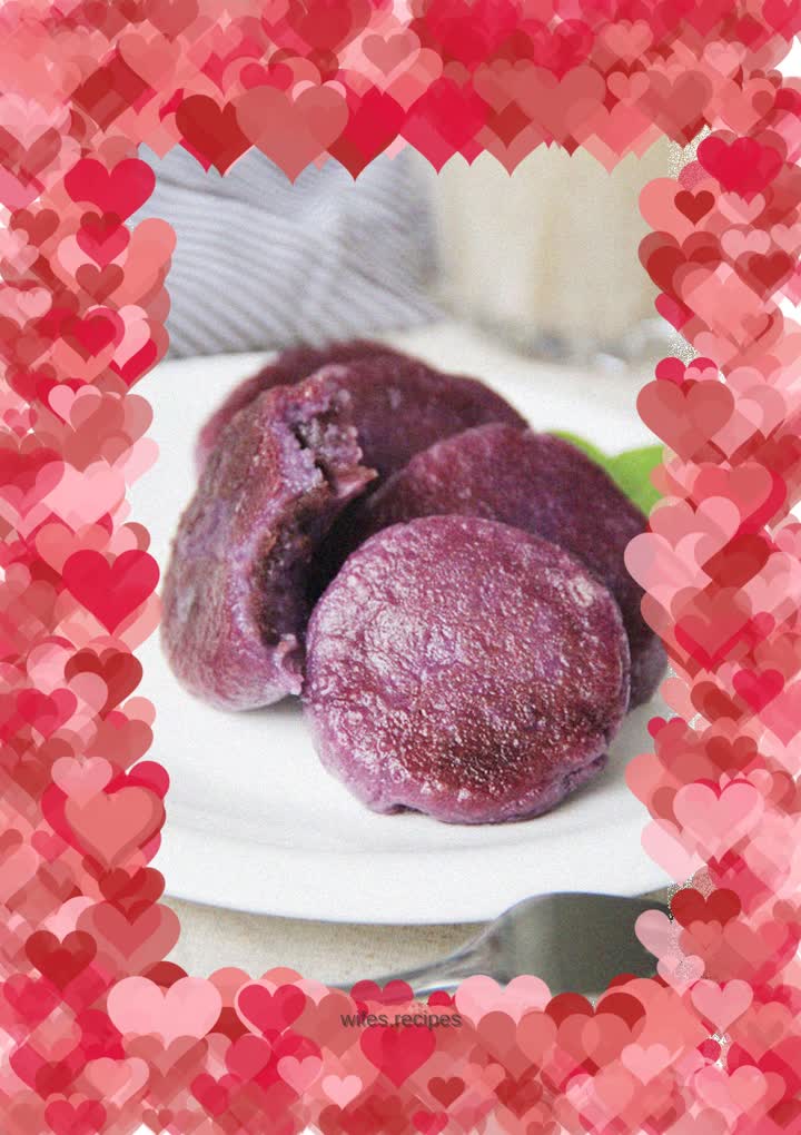 The purple potato cake is so delicious that you can’t stop eating it – purple potato cake