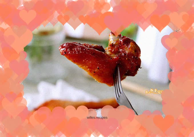 Roast duck leg with honey sauce and black pepper