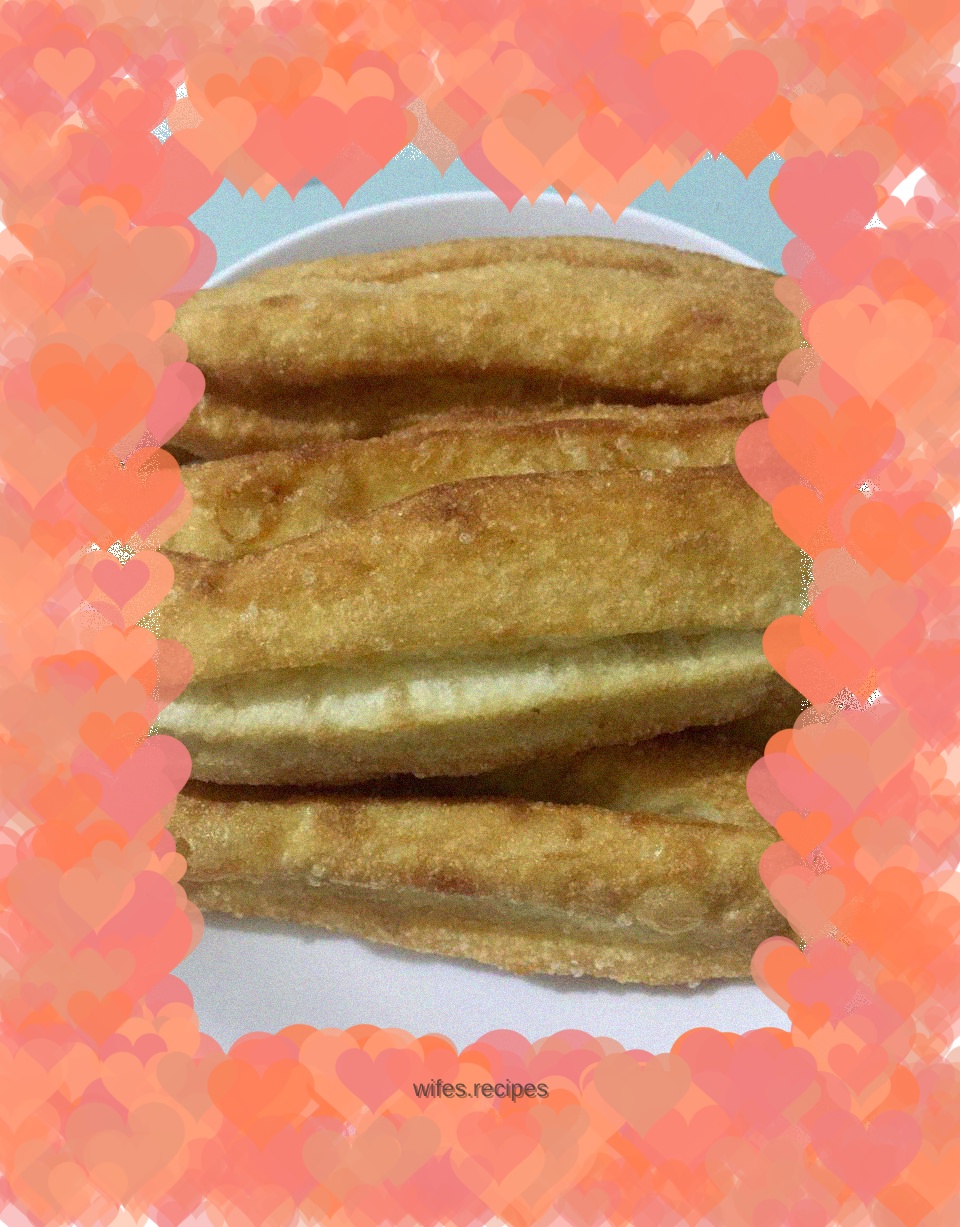 Simple version of fried dough sticks