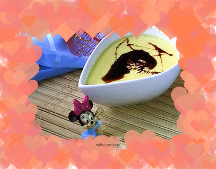 Baked sugar-free pudding