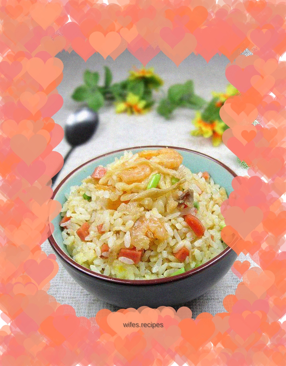 Fried rice with dried radish and egg