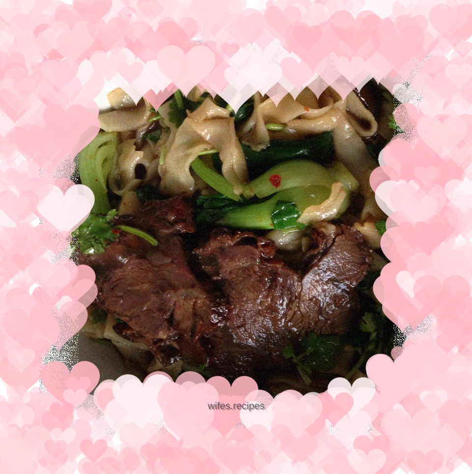 Mushroom Beef Noodles