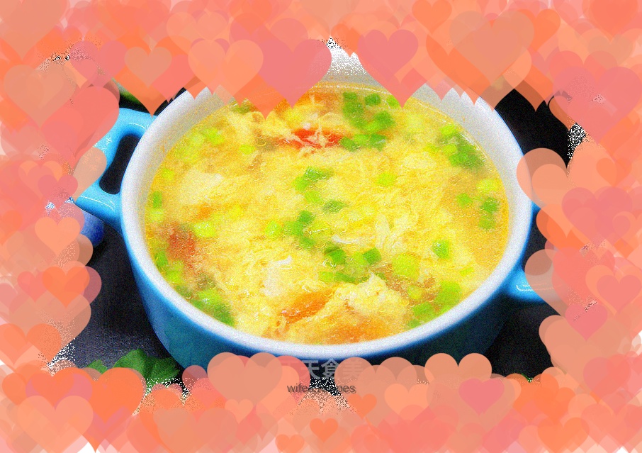 Tomato and Egg Drop Soup