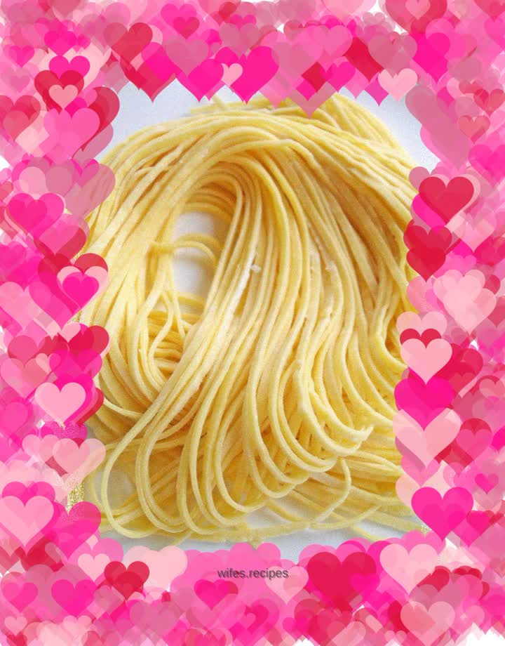 Baby nutritional supplement: egg hand-made noodles