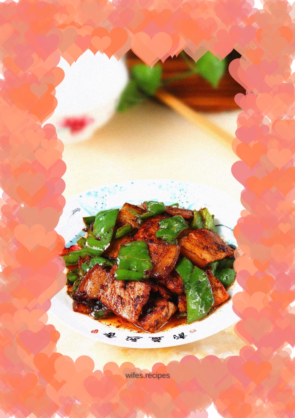 Green pepper twice-cooked pork