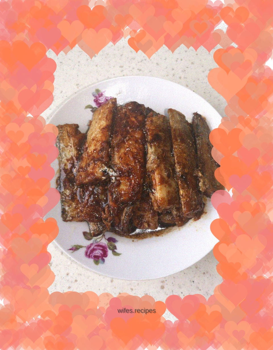 Braised hairtail fish