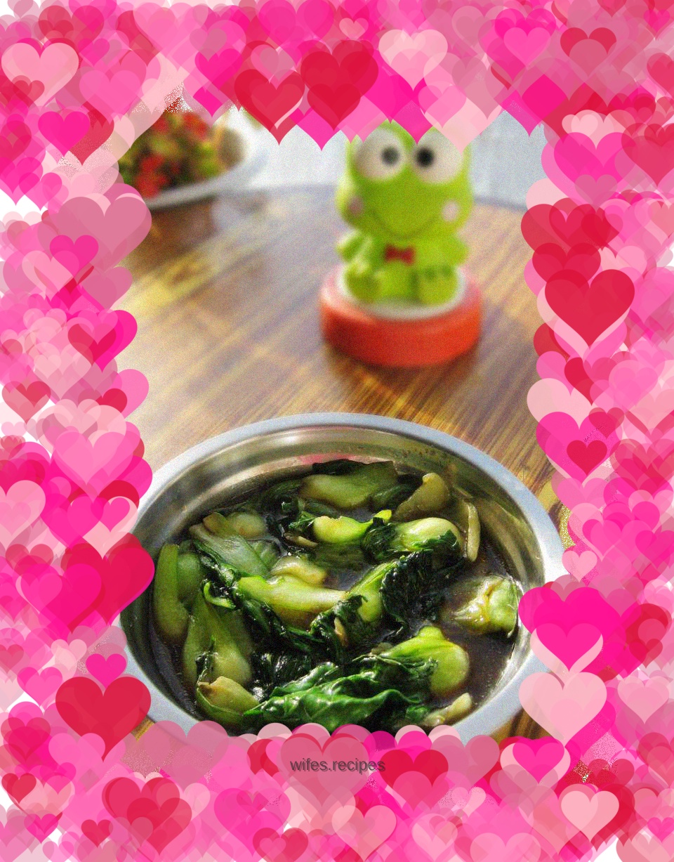 Rapeseed with oyster sauce