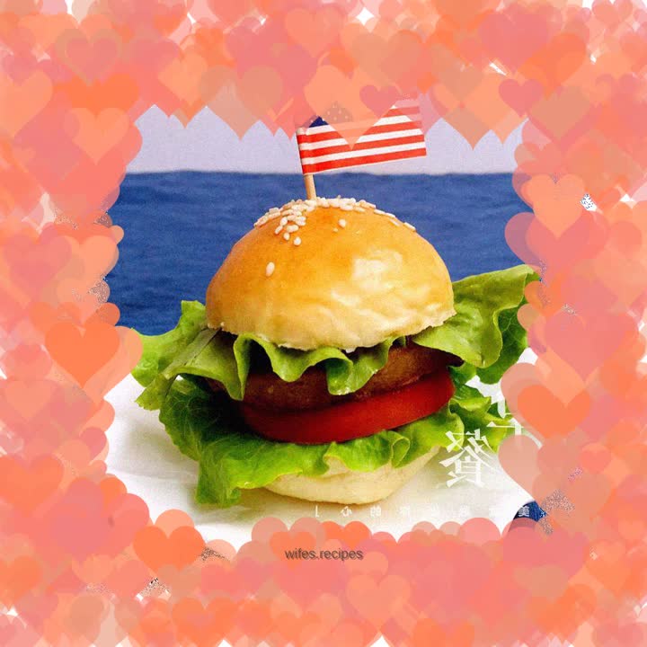 Beautiful mini steak burger