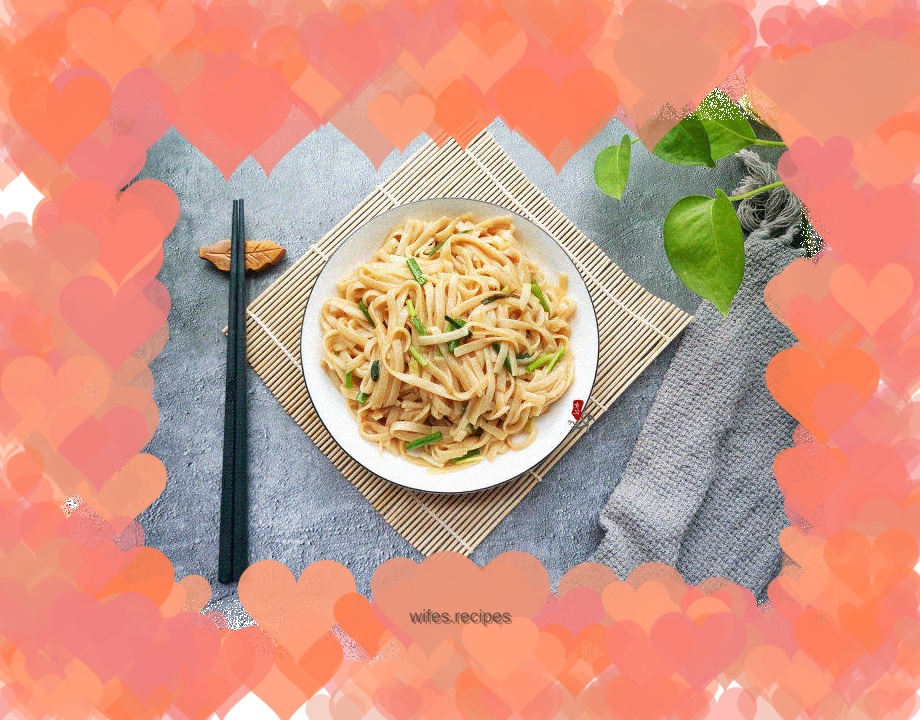 Scallion oil noodles