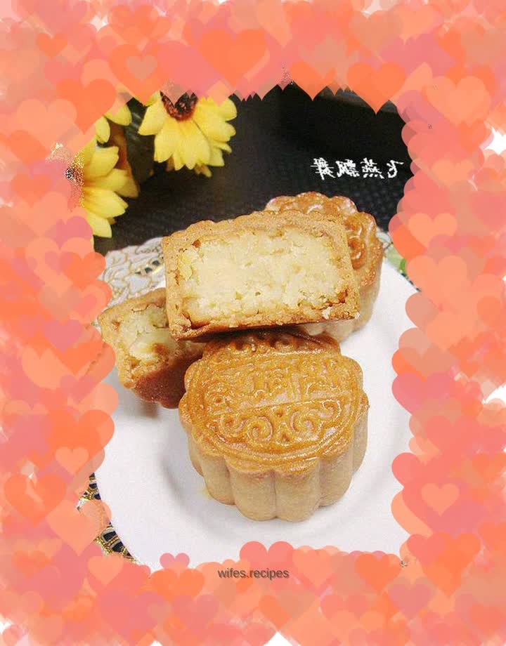 Full Moon Mid-Autumn Festival---------[Cantonese Style Mung Bean Paste Mooncake]