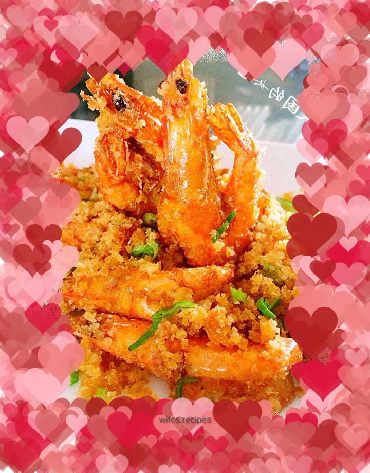 Stir-fried shrimp in typhoon shelter